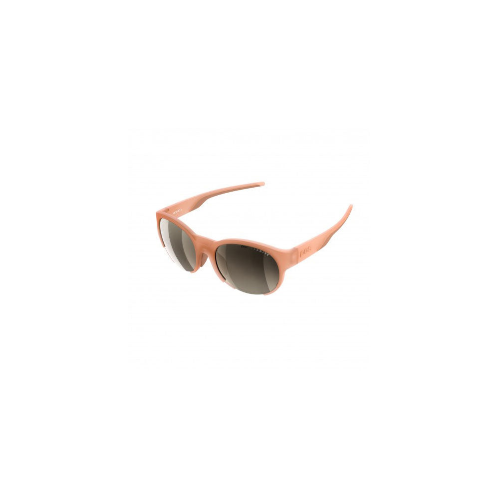 POC Avail Sunglasses - One Size Fits Most - Light Citrine Orange Brown Silver Mirror Lens
