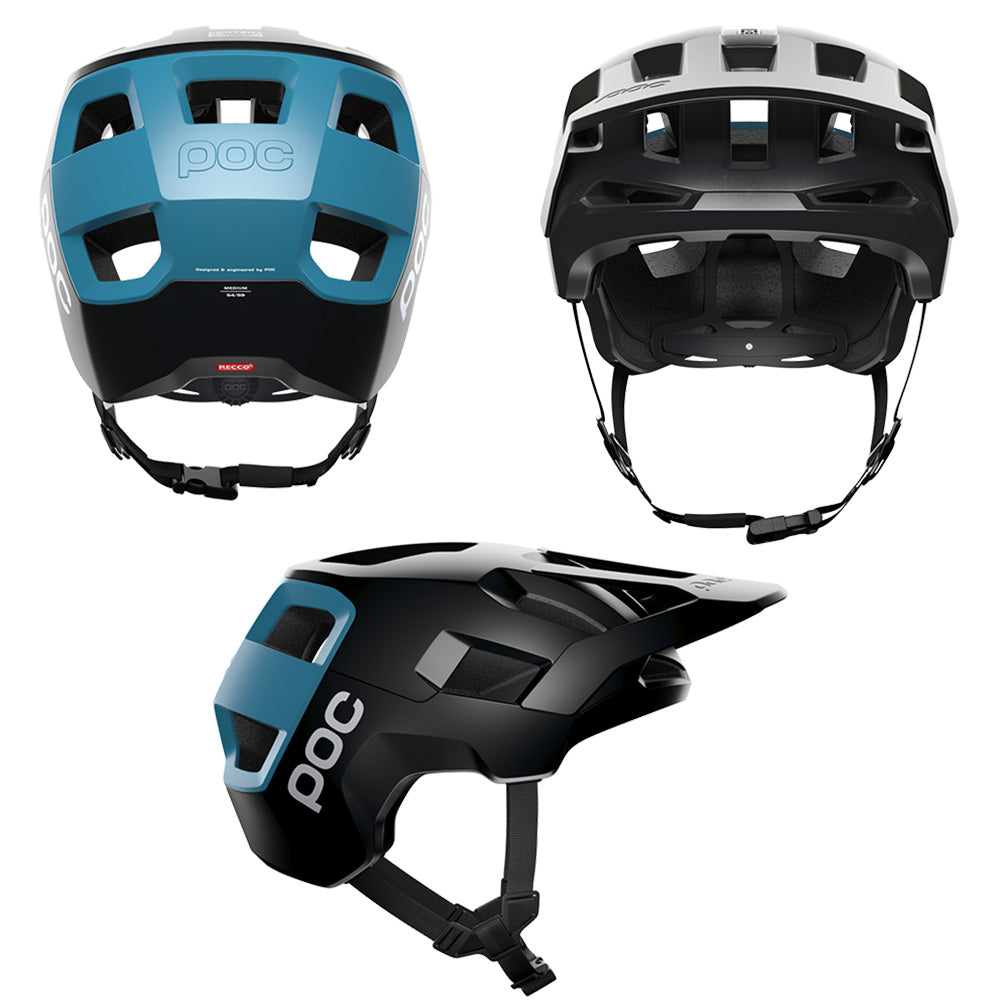 POC Kortal Helmet - XS-S - Uranium Black - Basalt Blue Matte