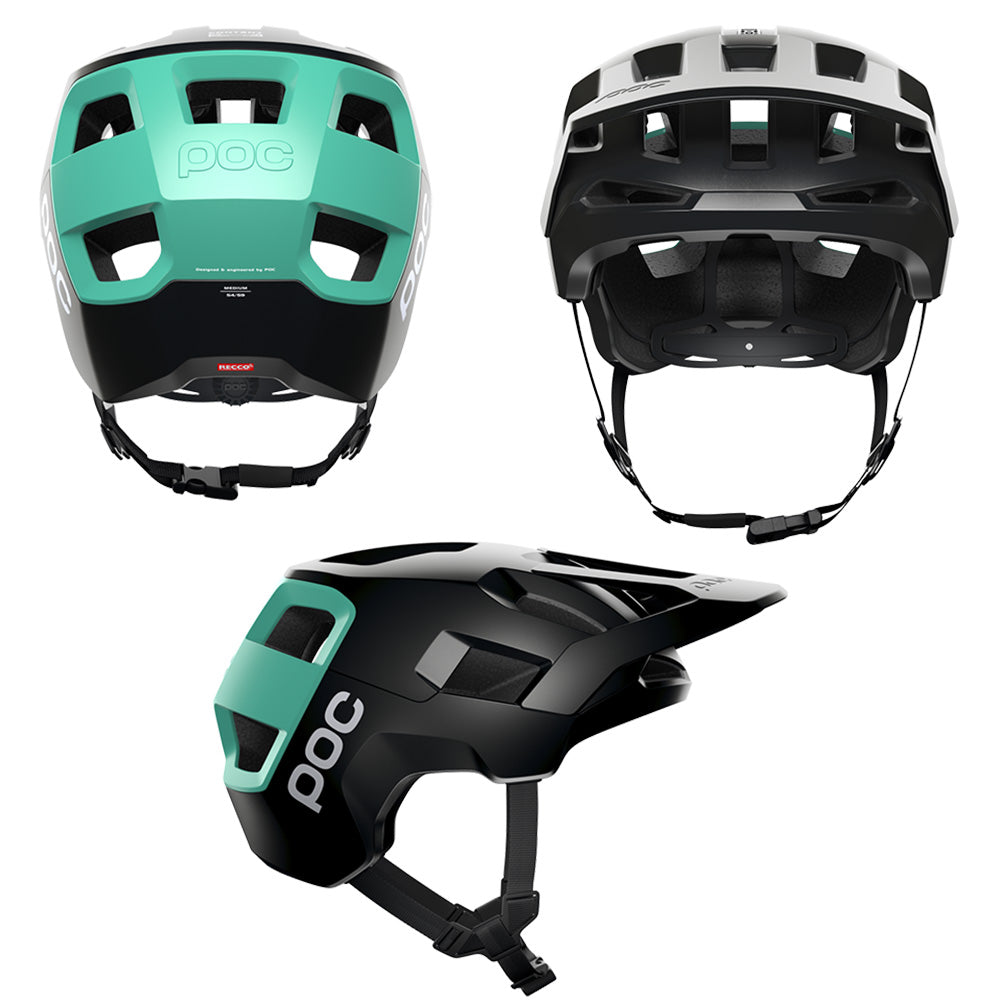 POC Kortal Helmet - XS-S - Uranium Black - Fluorite Green Matte