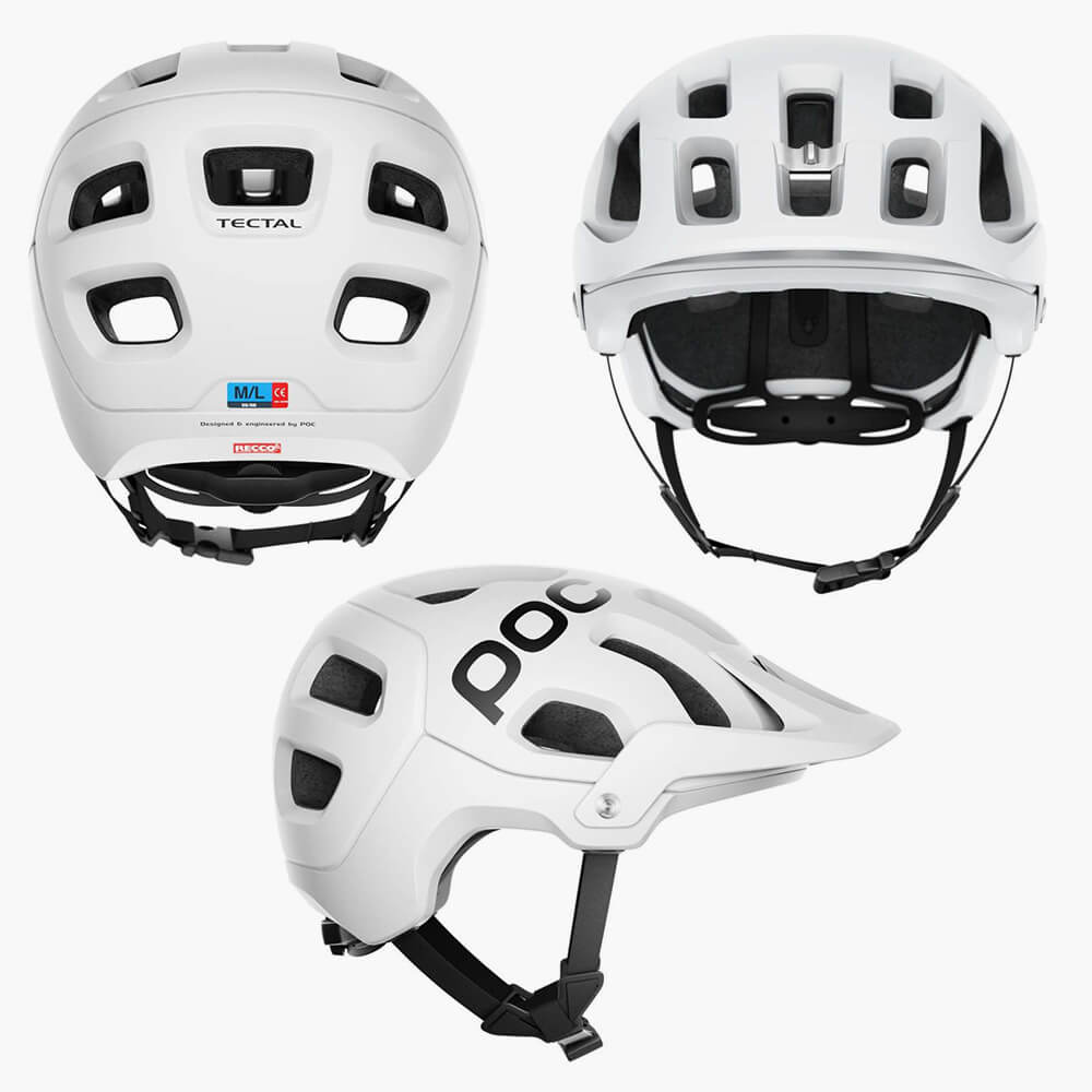 POC Tectal Helmet - XS-S - Hydrogen White