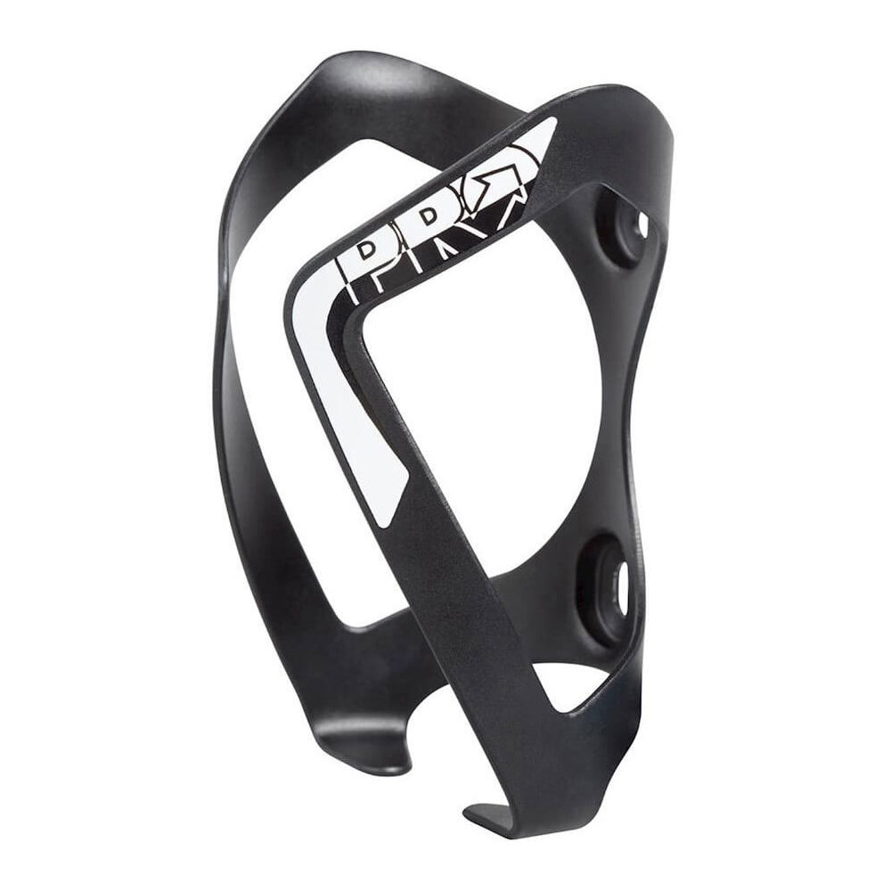 PRO Alloy Bottle Cage - Black - White