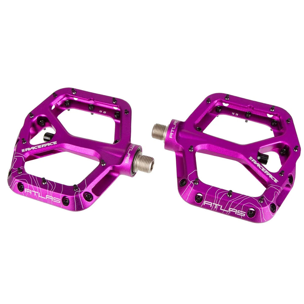 atlas mtb pedals Race Face Atlas Alloy Pedal - Purple - 2021