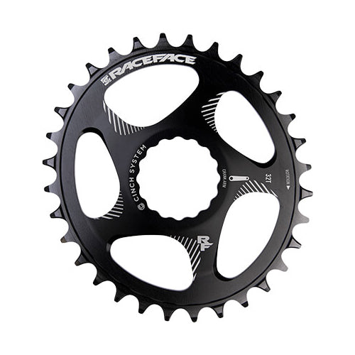 Race Face Cinch Direct Mount Narrow-Wide Oval Chainring - Direct Mount - Race Face - Easton Cinch - 6-0mm Super Boost Flip - Oval - 30T - 9-12 Speed - Alloy