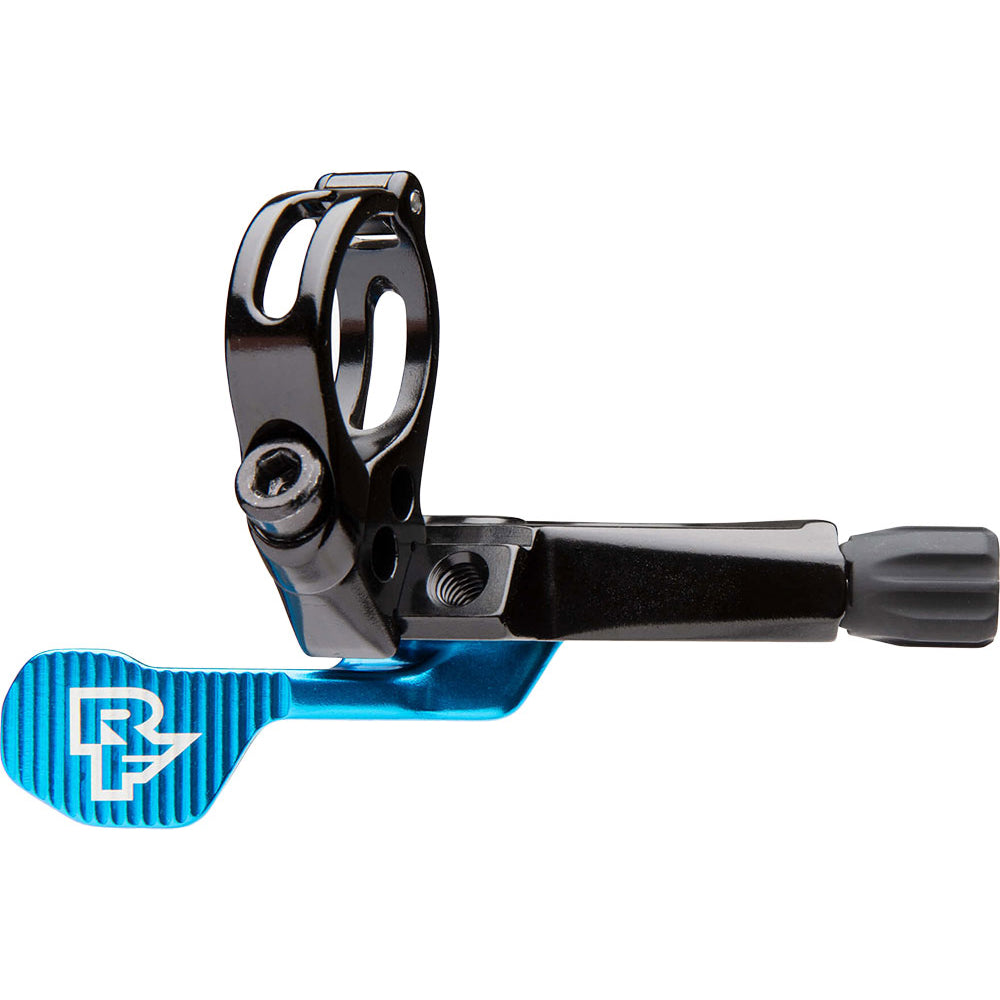 Race Face Turbine R 1x Remote Lever - Blue - 2021 - 22.2mm Bar Clamp