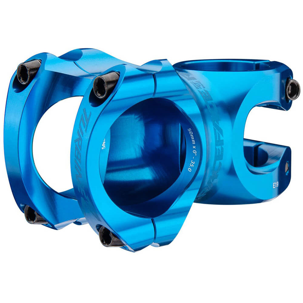 Race Face Turbine R 35 Stem - Blue - 35mm - 40mm x 0 Degree - 1 1-8th Inch
