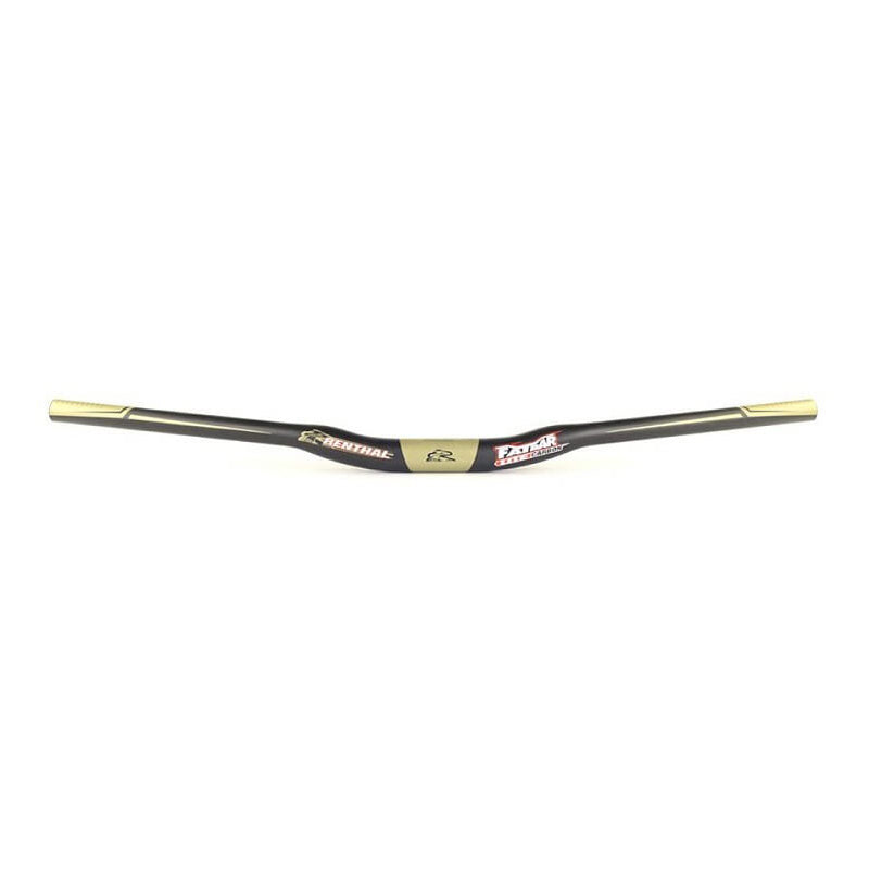 Renthal FatBars Lite Carbon Bars - Black - Gold - 35 - 20 Rise - 760