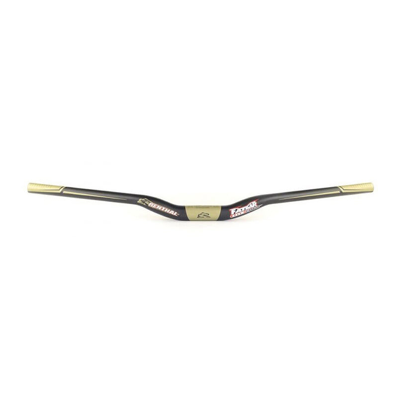 Renthal FatBars Lite Carbon Bars - Black - Gold - 35 - 30 Rise - 760