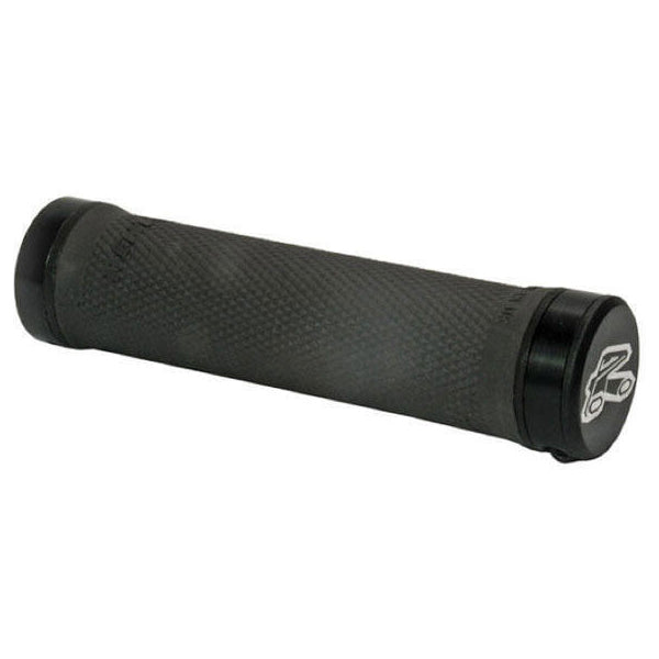 Renthal MTB Lock On Grips - Charcoal With Black Clamps - Medium