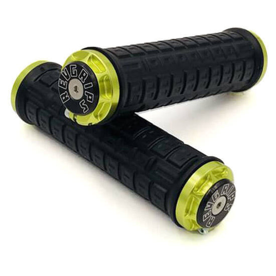 RevGrips Pro Series Grips - Black With Green Clamp - L