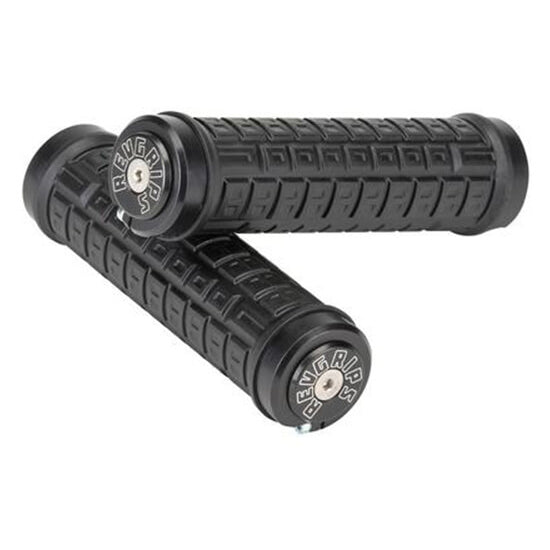 RevGrips Race Series Grips - Black With Black Clamps - L