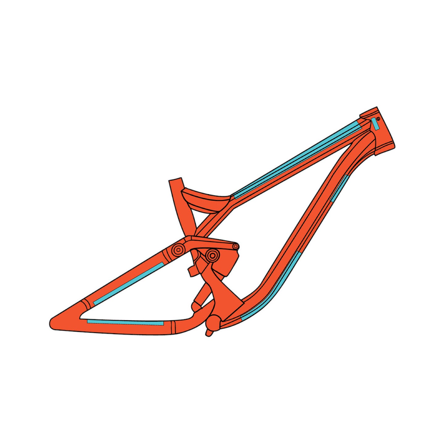 RideWrap Essential Protection Frame Kit - Clear - Gloss