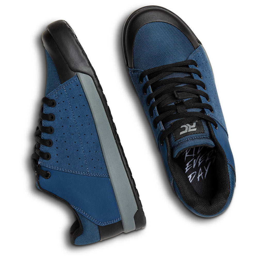 Ride Concepts Livewire Flat Shoes - US 11.5 - Blue - Smoke