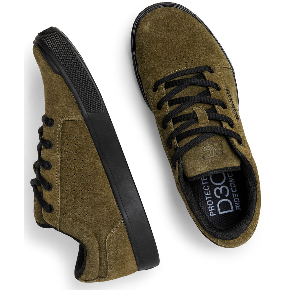 Ride Concepts Vice Flat Shoes - US 9.0 - Olive