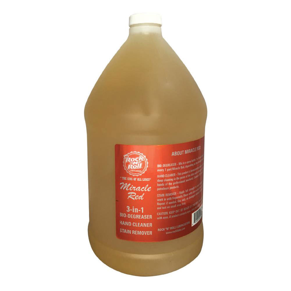Rock N Roll Miracle Red 3 in 1 Bio-Degreaser - Bottle - 4.5 Litre