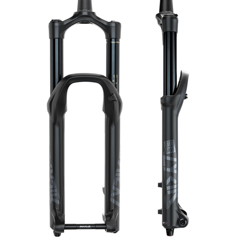 Rockshox Lyrik Select Charger RC Debonair C3 Fork - Diffusion Black - 15x110mm Boost - Maxle Stealth - 46mm - 150mm - 2021 - Tapered 1 1-8-1.5 Inch - 27.5 Inch