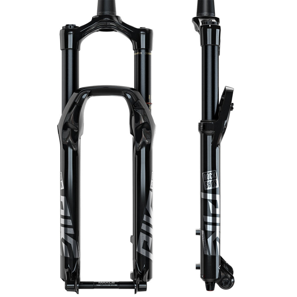 Rockshox Pike Ultimate Charger 2.1 RC2 Debonair D4 Fork - Gloss Black - 15x110mm Boost - Maxle Stealth - 51mm - 150mm - 2021 - Tapered 1 1-8-1.5 Inch - 29 Inch