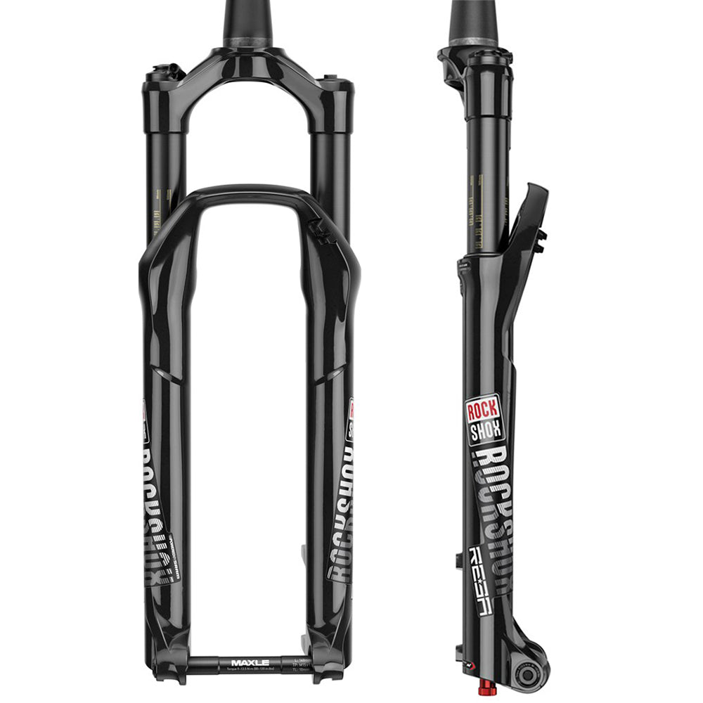 Rockshox Reba RL Solo Air A8 Fork - Black - 15x100mm - Bolt Up - 51mm - 100mm - 2020 - Tapered 1 1-8-1.5 Inch - 29 Inch