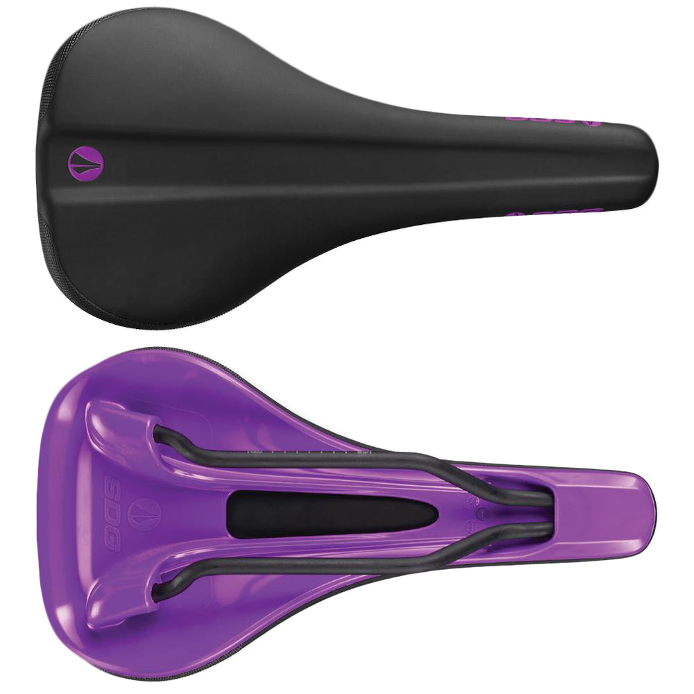 SDG Bel-Air 3.0 Saddle - Purple - Lux-Alloy Rails