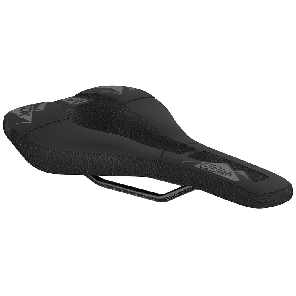 SQLab 6OX Infinergy Ergowave Active 2.1 S-Tube Saddle - Black - S-Tube Rails - 130mm Wide
