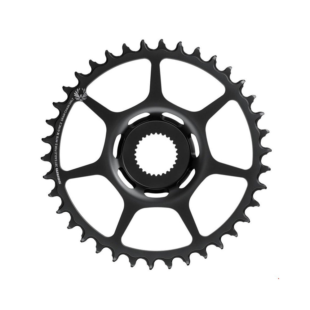 SRAM Bosch X-Sync 2 12 Speed Direct Mount Chainring For Gen 4 Motors - Bosch Direct Mount - No Bash Ring - 6mm Non Boost - Round - Black - 34T