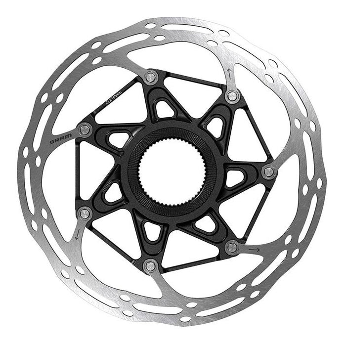 SRAM Centreline 2 Piece Centrelock Rotor - 160mm - Rounded Edges - Centrelock