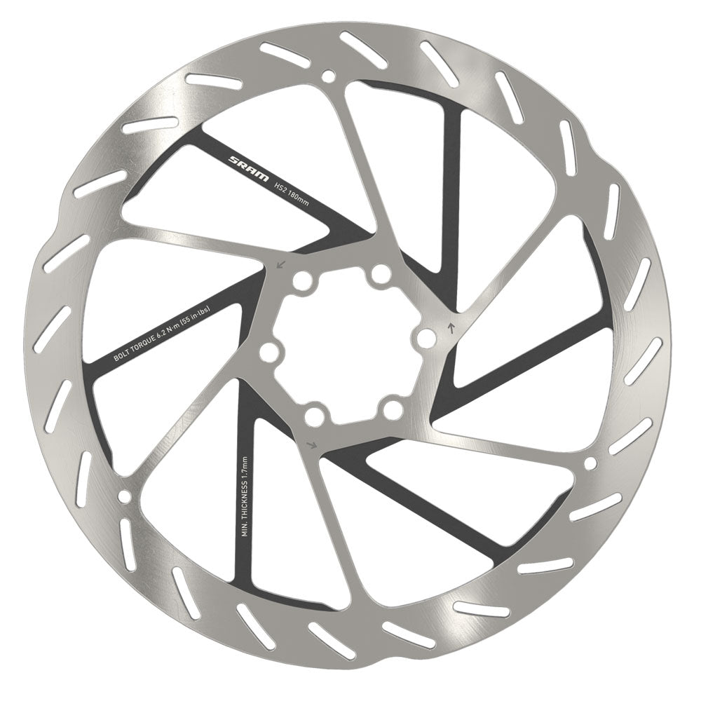 SRAM HS2 6 Bolt Disc Brake Rotor - 180mm - 6 Bolt
