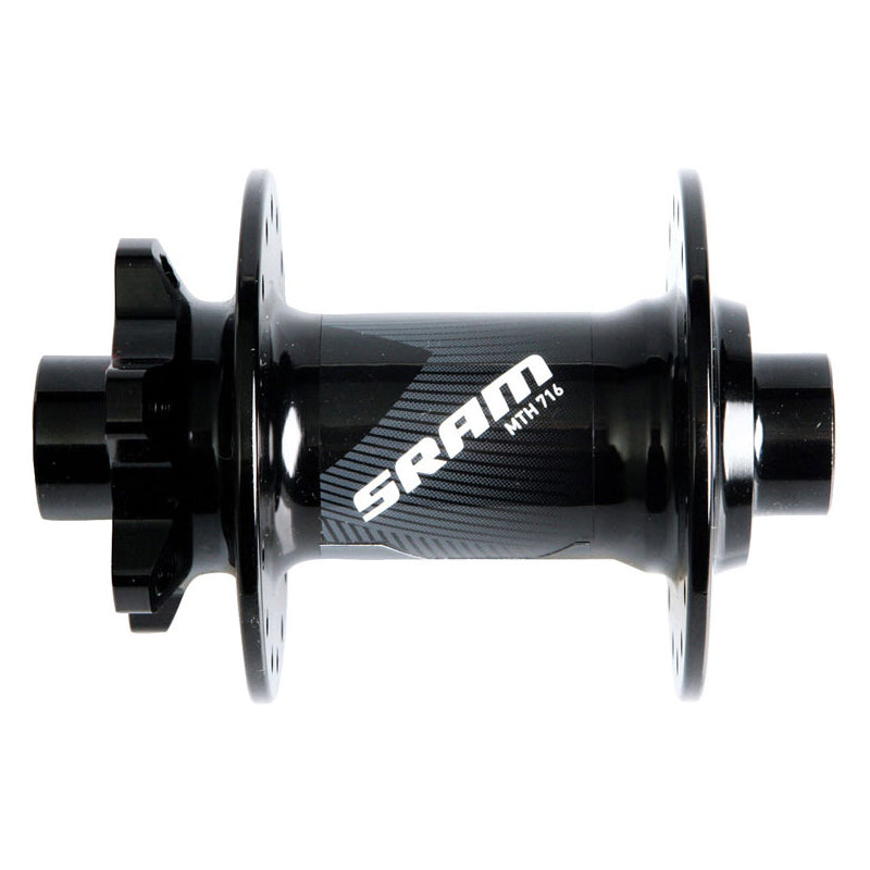 SRAM MTH 716 Front Hub - Black - 15x110mm Boost - 6 Bolt - Front - 32 Hole