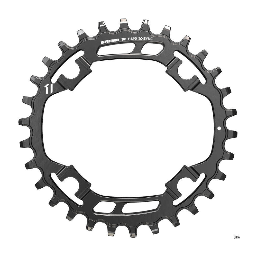 SRAM X-Sync Steel 94 BCD Chainring - 94 BCD - SRAM - Round - Grey - 30T