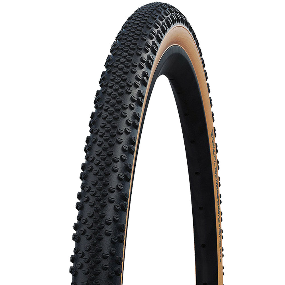 Schwalbe G-One Bite Tyre - Bronze Wall - TLE Kevlar Folding - Race Guard - Addix - Performance - 40c - 700c