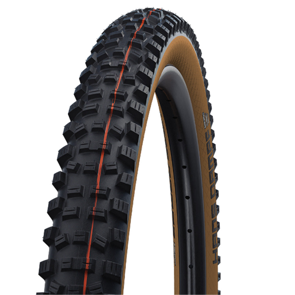 Schwalbe Hans Dampf HS491 Tyre - Tan Wall - TLE Kevlar Folding - Super Trail - E-25 - Addix Soft - EVO - 2.35 Inch - 29 Inch