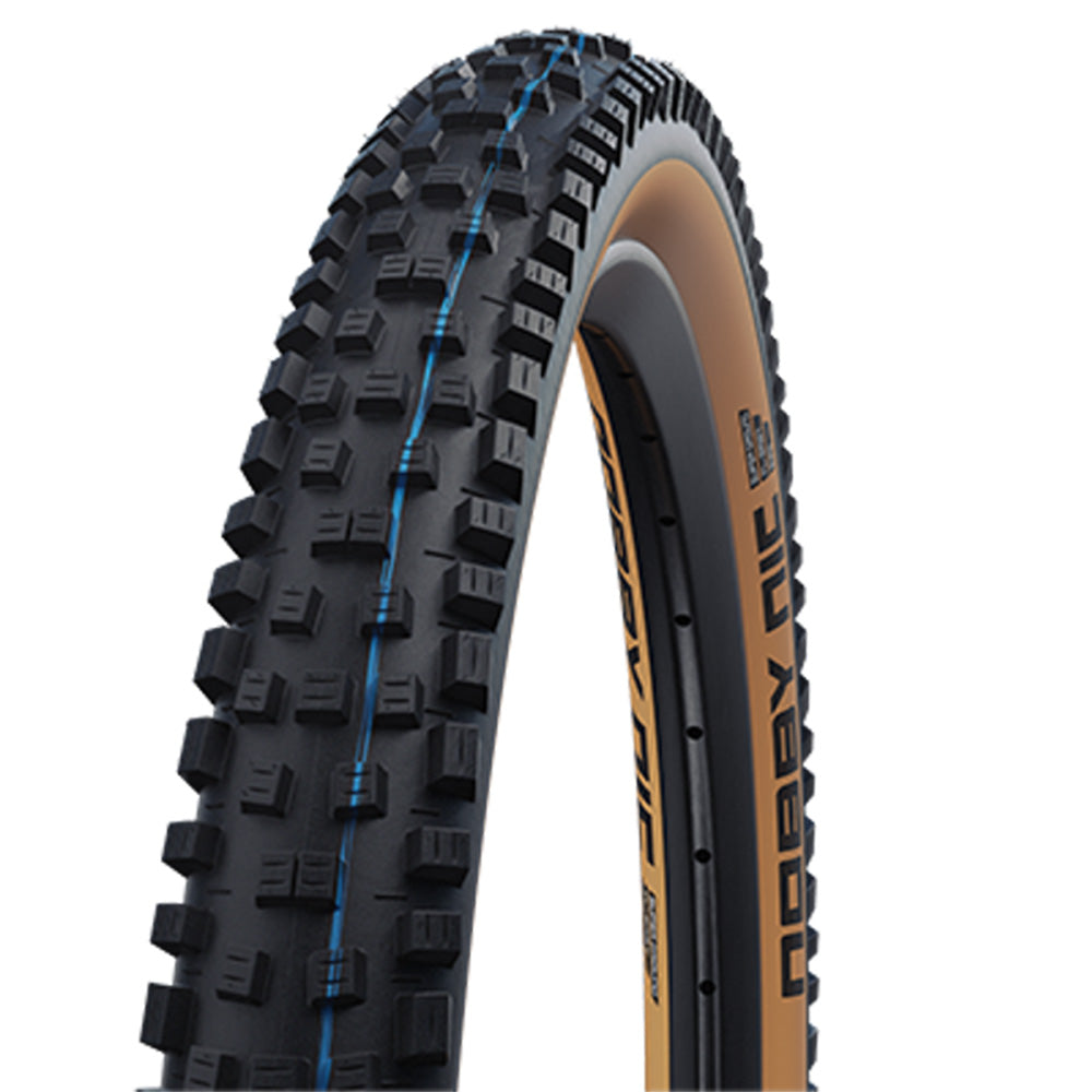 Schwalbe Nobby Nic HS602 Tyre - Bronze Wall - TLE Kevlar Folding - Super Ground - E-50 - Addix Speedgrip - EVO - 2.4 Inch - 29 Inch
