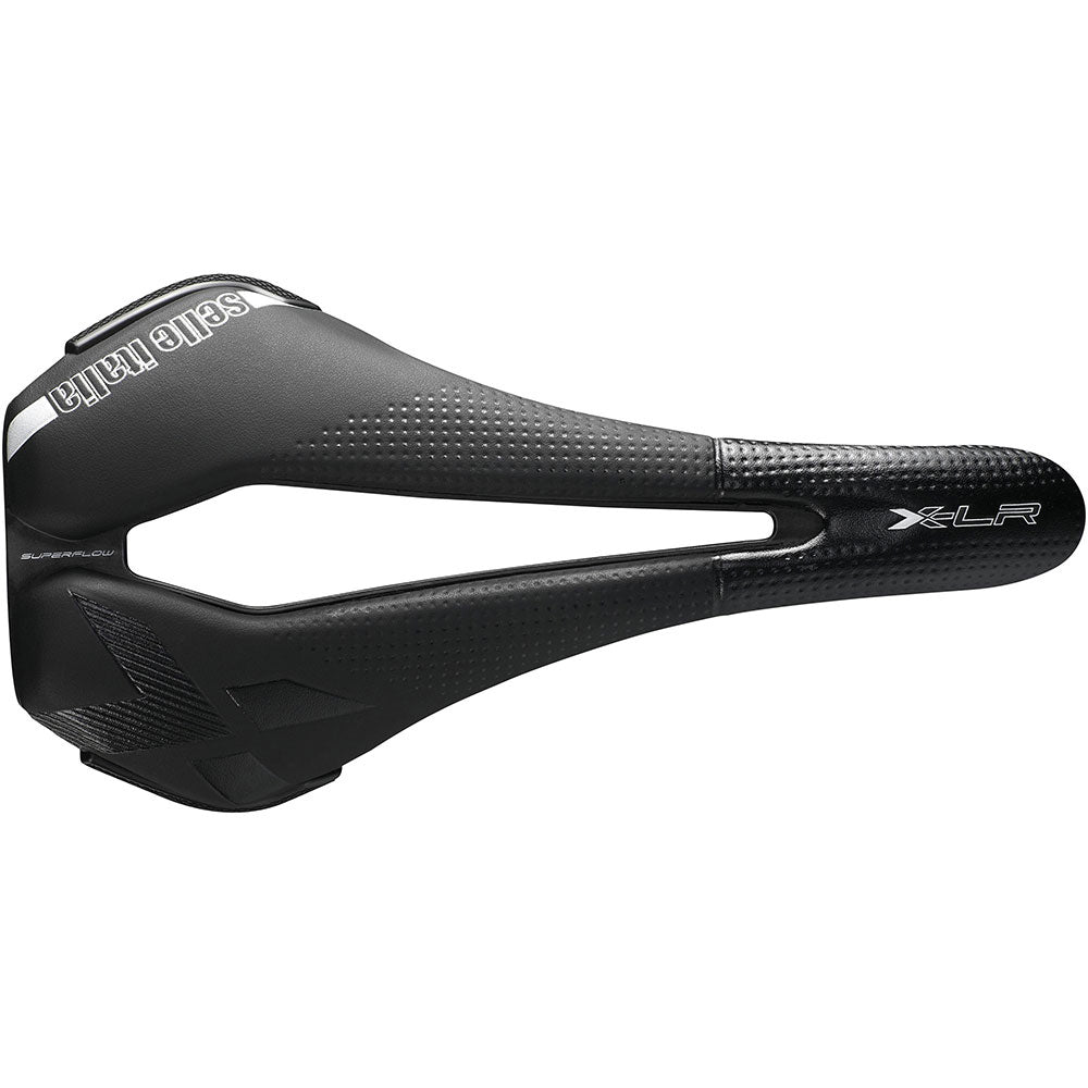 Selle Italia X-LR Superflow Saddle - Black - Titanium Rails - S