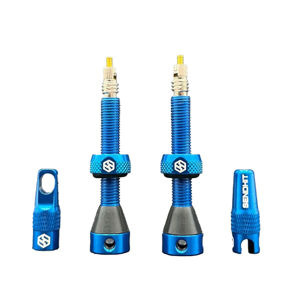 Sendhit Tubeless Valve Kit - Blue - 44mm