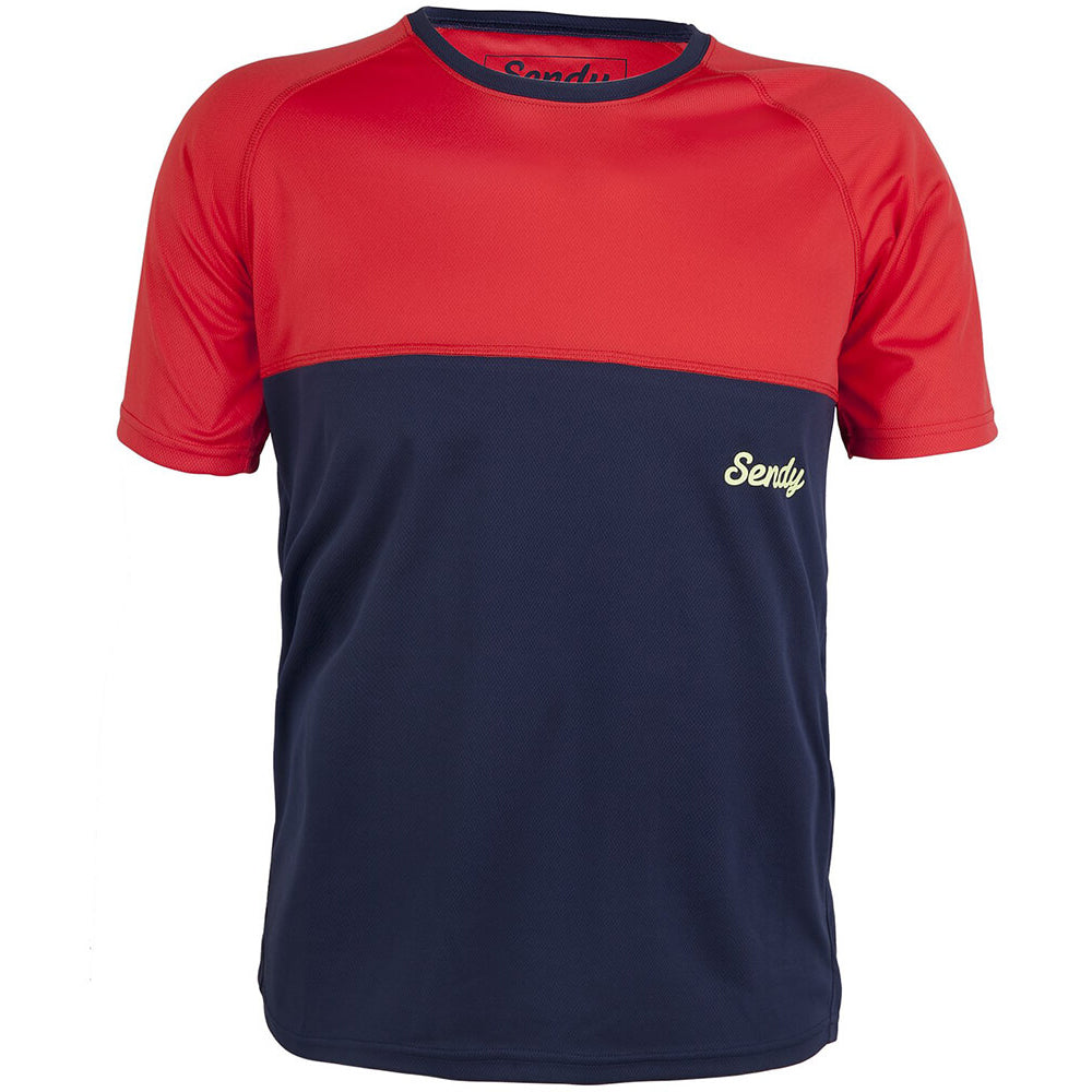 Sendy Send It Short Sleeve Jersey - S - Neon Punch