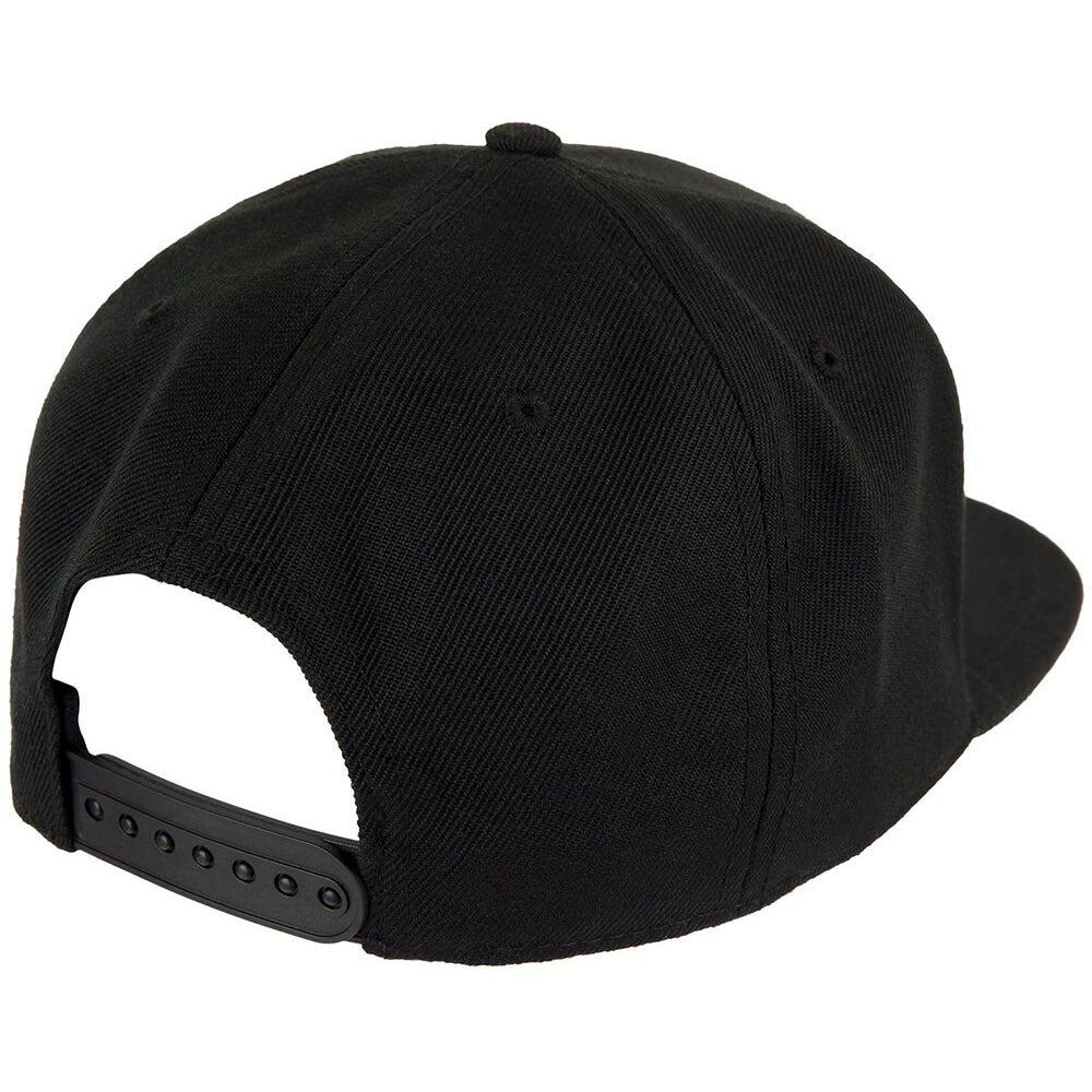 Sendy Square Snapback Hat - One Size Fits Most - Black