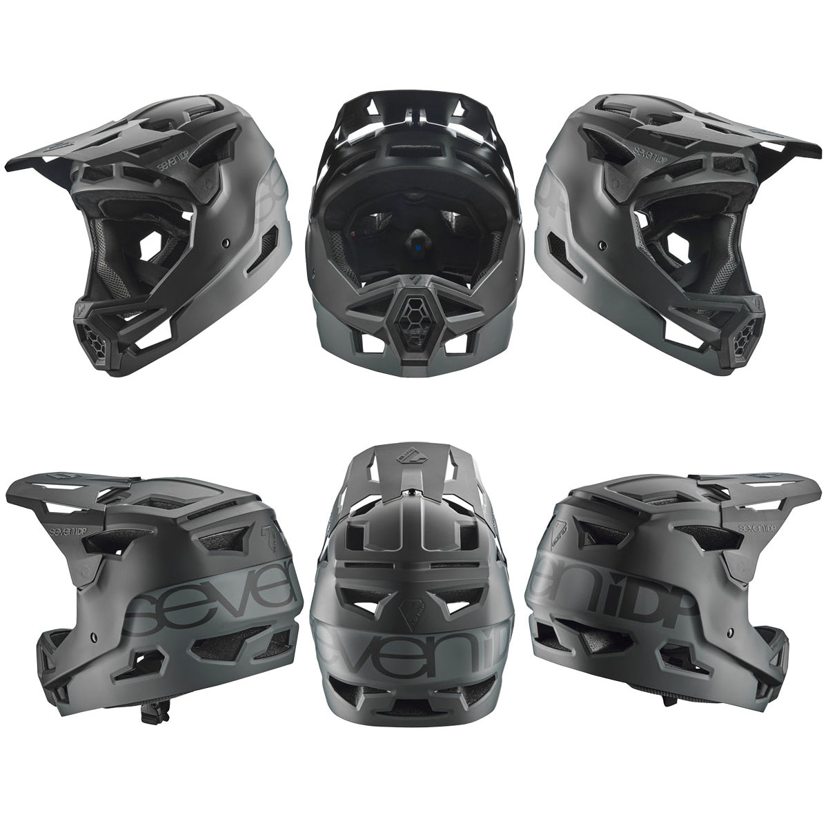 Seven 7 iDP Project 23 ABS Full Face Helmet - M - Black