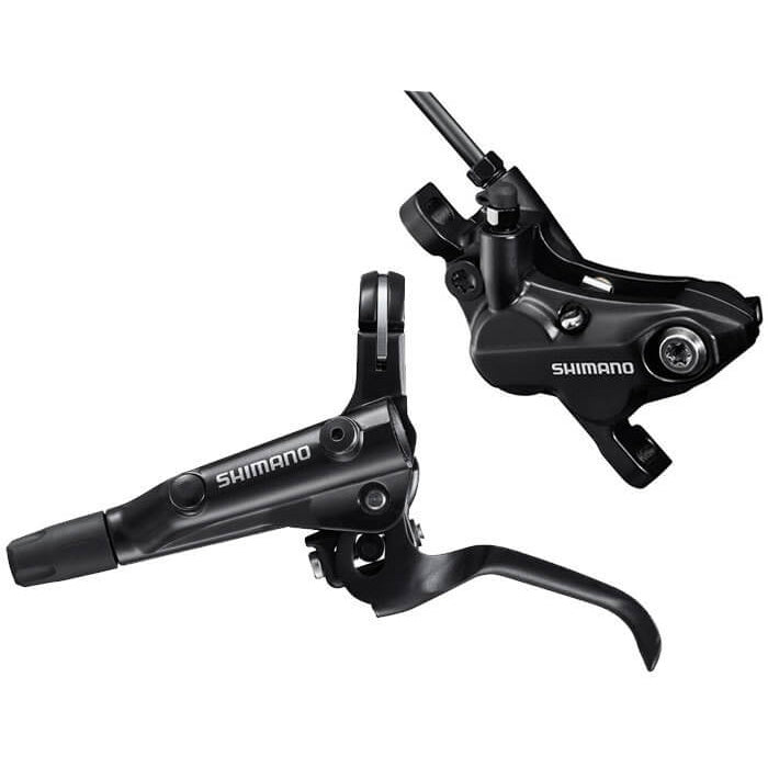 Shimano BR-MT520-BL-MT501 4-Piston Brake - Front - Right Lever - Black