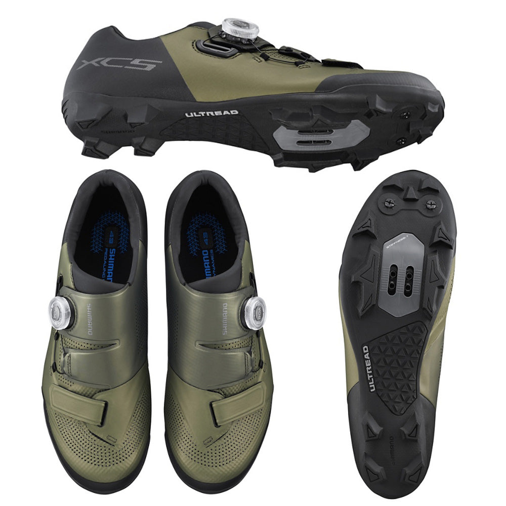 Shimano SH-XC502 SPD Shoes - EU 47 - Moss Green - Regular Width