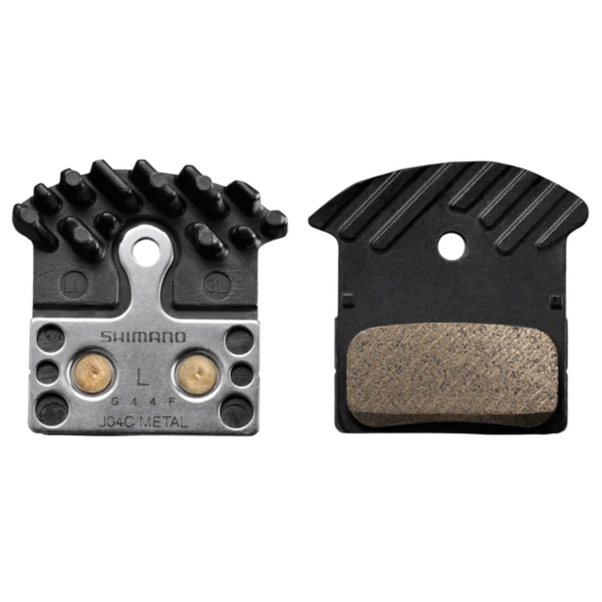 Shimano Type J Brake Pad - Steel - J04C - Sintered - Metallic