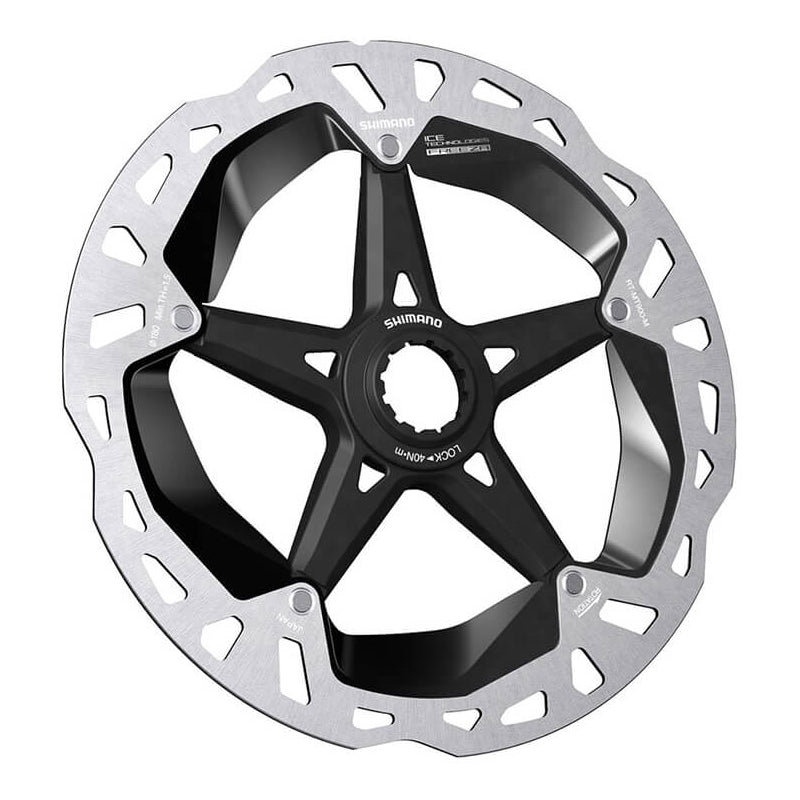 Shimano XTR RT-MT900 Ice-Tech Centerlock Disc Brake Rotor - 180mm - Centrelock - Standard - 1.8mm to 1.9mm