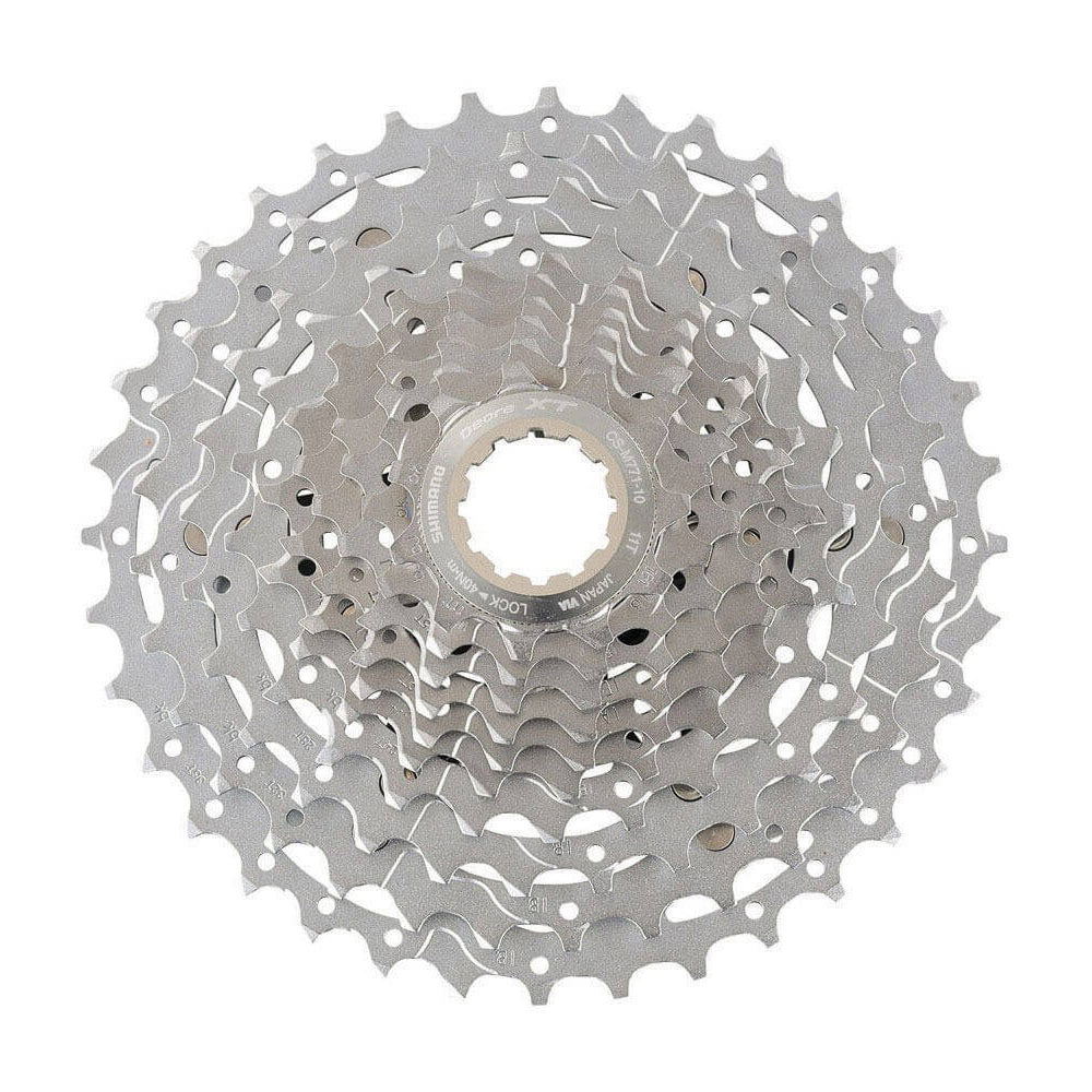 Shimano XT CS-M771 10 Speed Cassette - Shimano HG Splined - 11-36T - 10 Speed