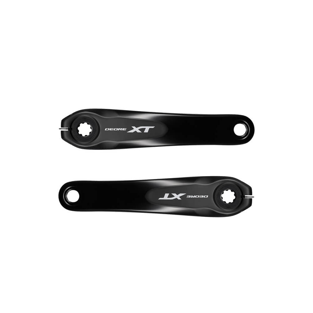 Shimano XT FC-M8050 eBike Steps Crank Arm - Shimano Steps - No Spider - No Chainring - Black - Left - 165mm - 68-73mm
