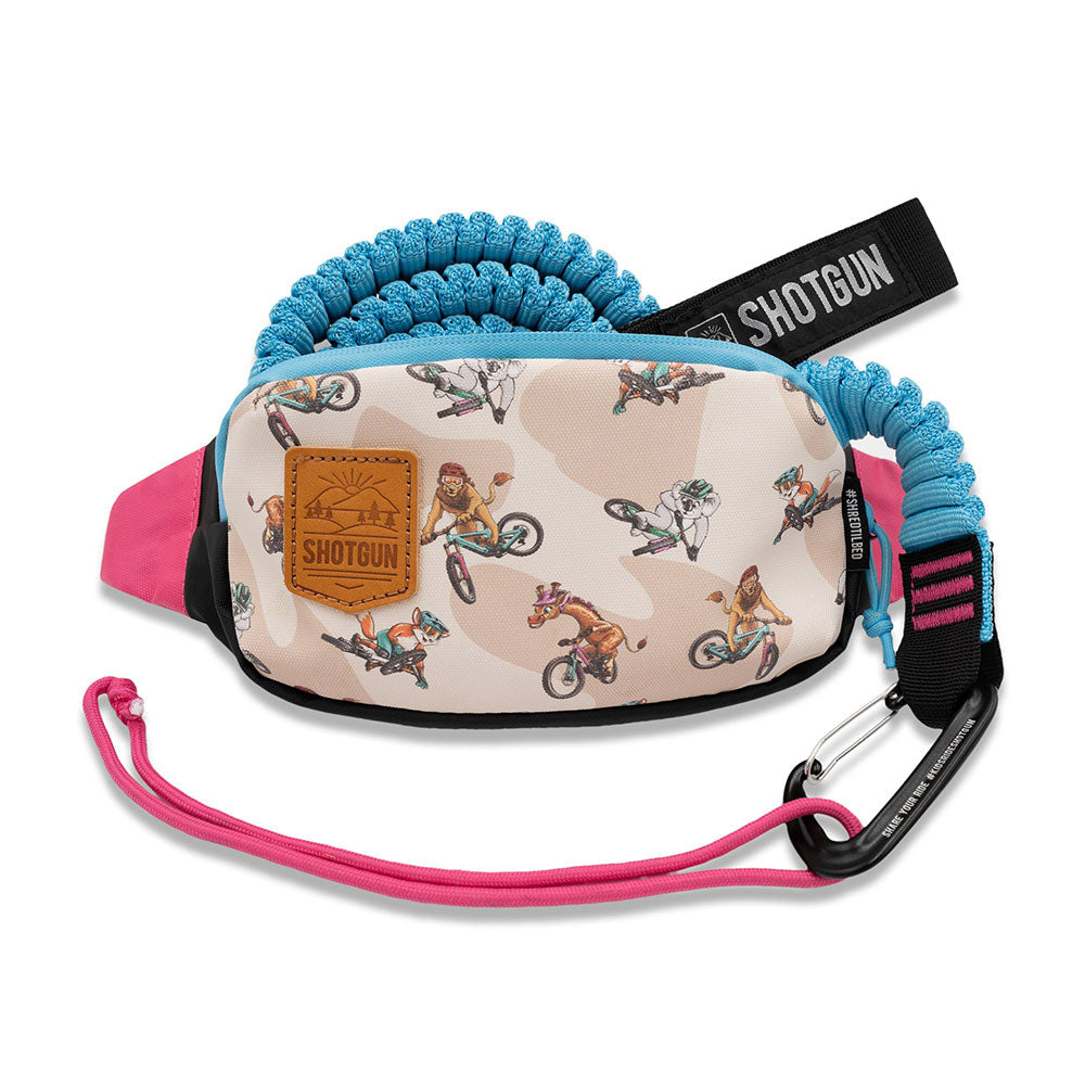Shotgun MTB Tow Rope and Kids Hip Pack Combo