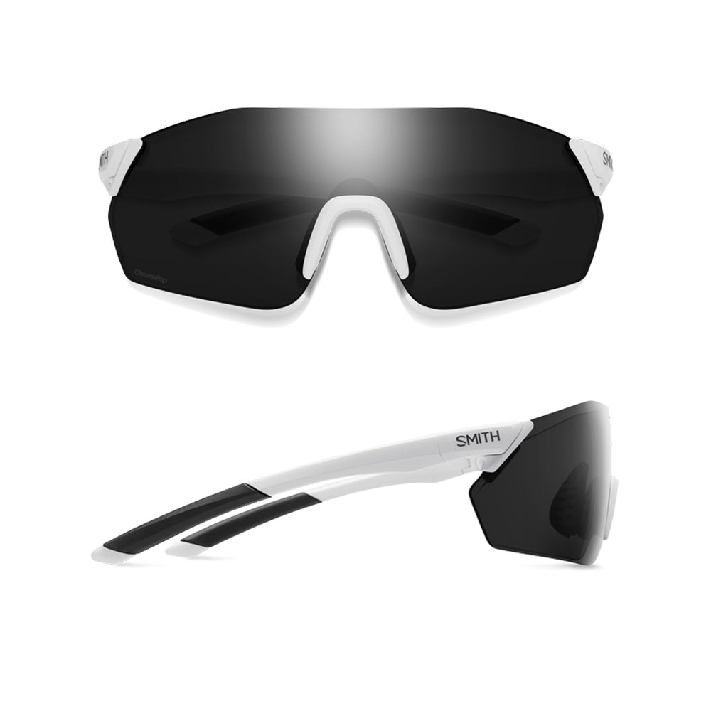 Smith Reverb Sunglasses - One Size Fits Most - Matte White - Chromapop Sun Black Lens