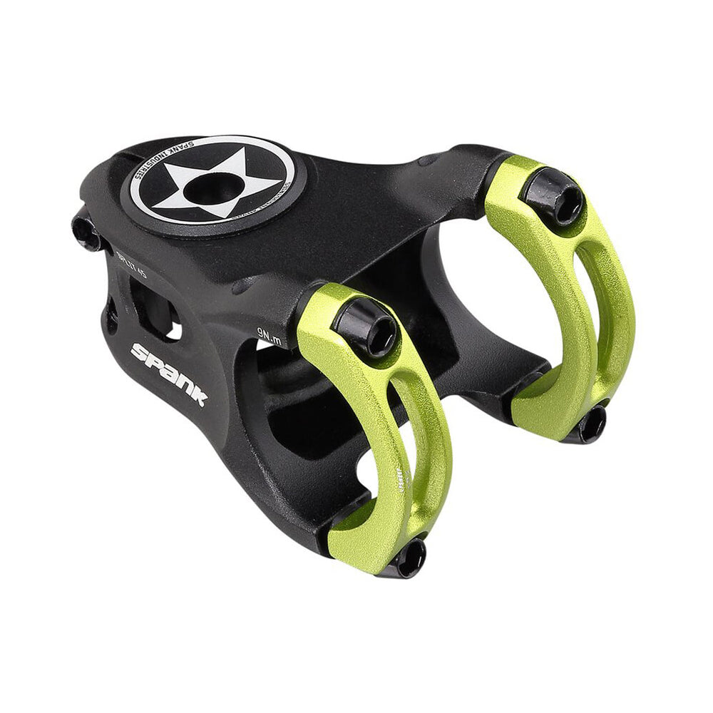 Spank Split 35 Stem - Green - 35mm - 45mm x 0 Degree - 1 1-8th Inch