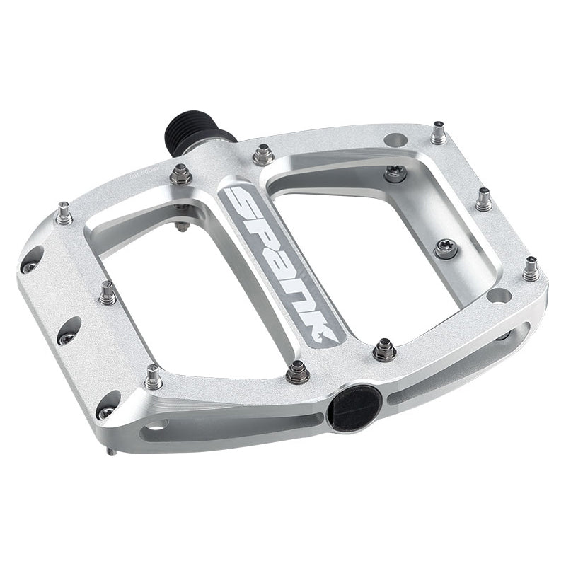 Spank Spoon Pedals - Raw Silver - V2 - M