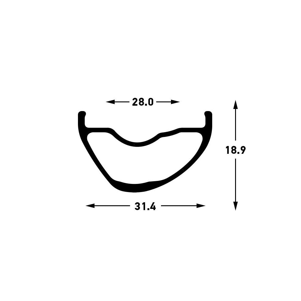 Stan's NoTubes Arch Mk4 Rim - Black - 32 Hole - 29 Inch