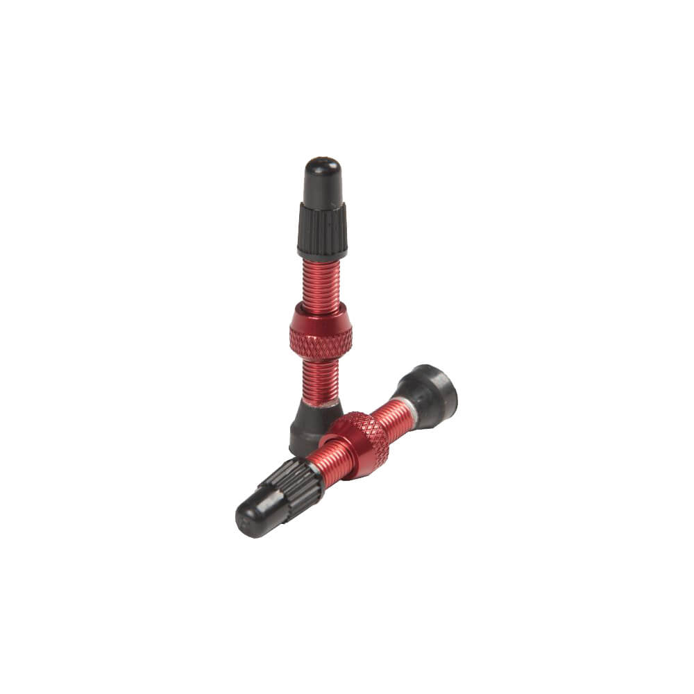 Stan's NoTubes Universal MTB Valve Stem Pair - Red - 35mm