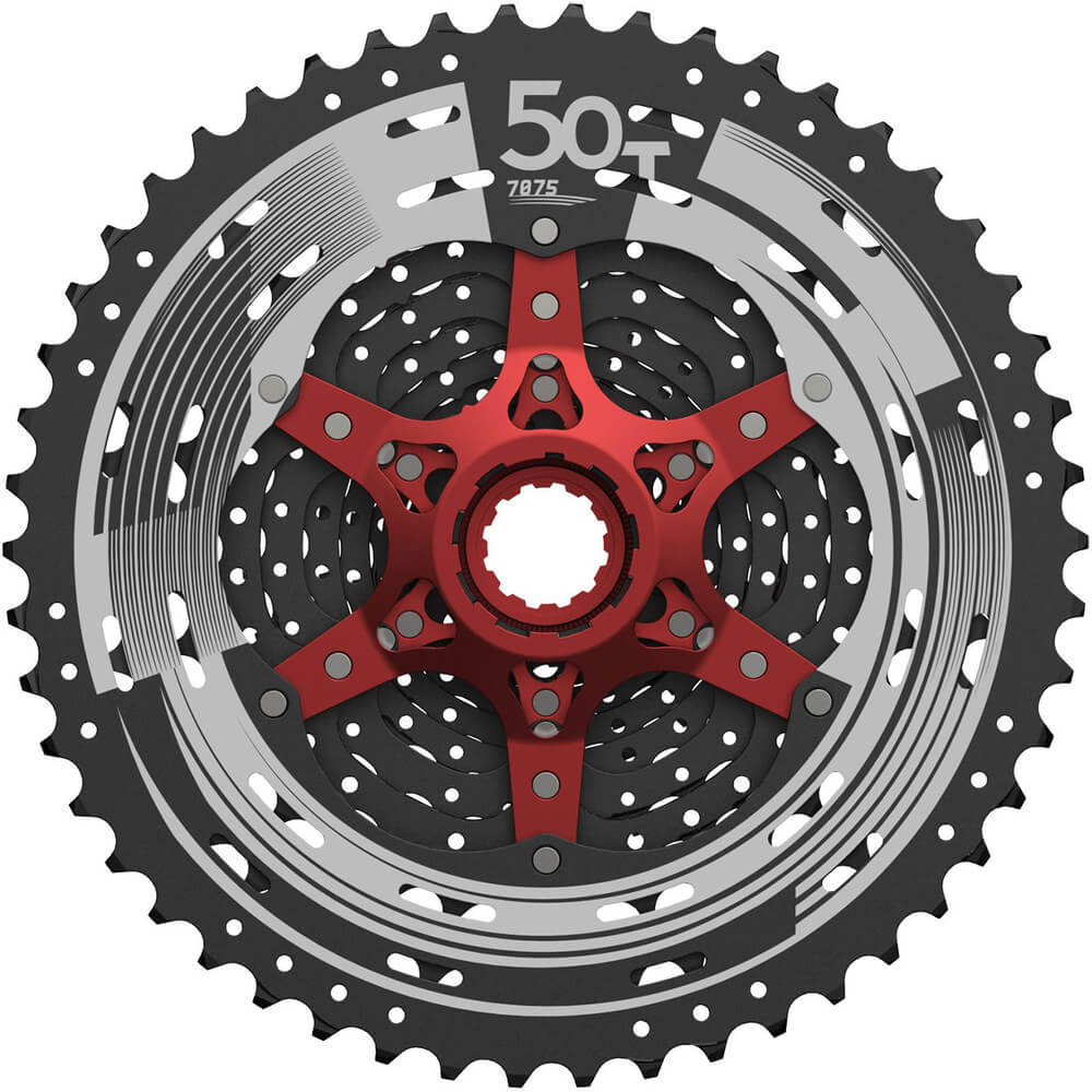 SunRace CS-MX80 11 Speed Cassette - Shimano HG Splined - Black - 11-50T - 11 Speed