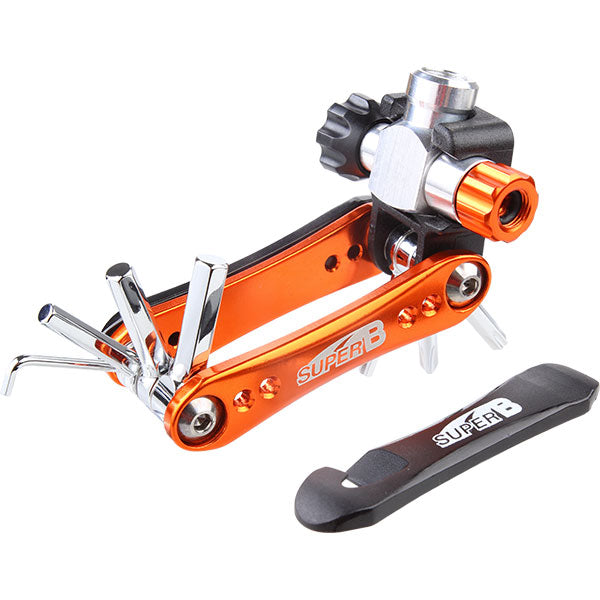 SuperB 10 in 1 Folding Multi Tool With CO2 Inflator